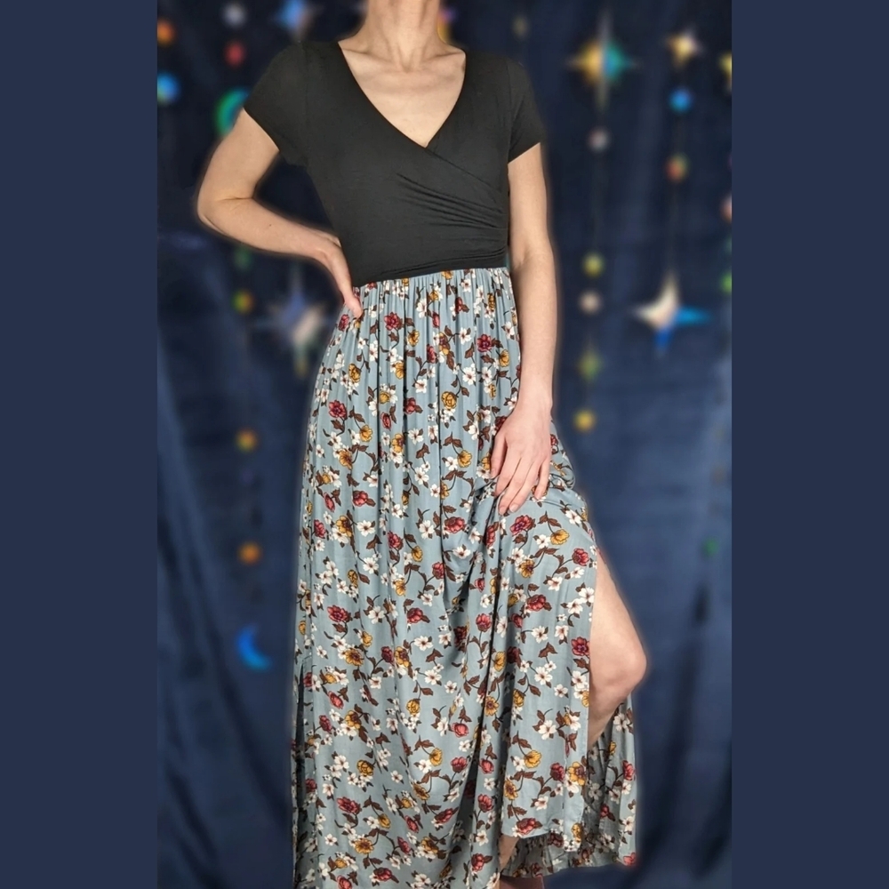 Modcloth boho maxi dress